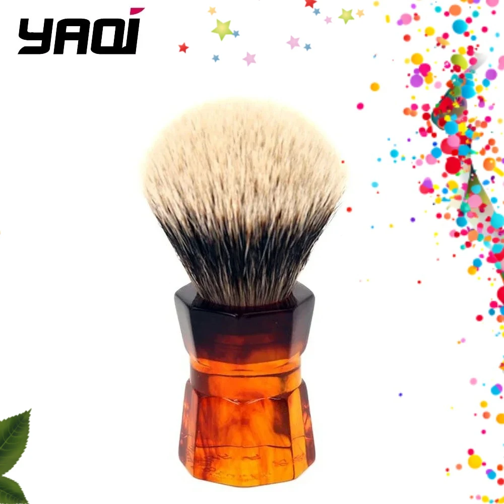 shaving-brush-moka-express-two-band-badger-hair-men's-beard-shaving-brush-wet-shaving-brush-yaqi-26mm