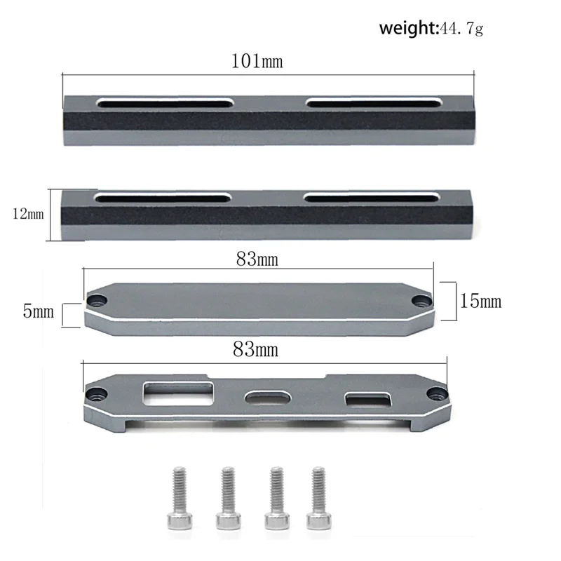 HFES 메탈 트랜스미터 보호 프레임 배터리 보호 프레임 플라이스카이 노블 NB4 프로 리모컨 내구성 사용 편리 블랙