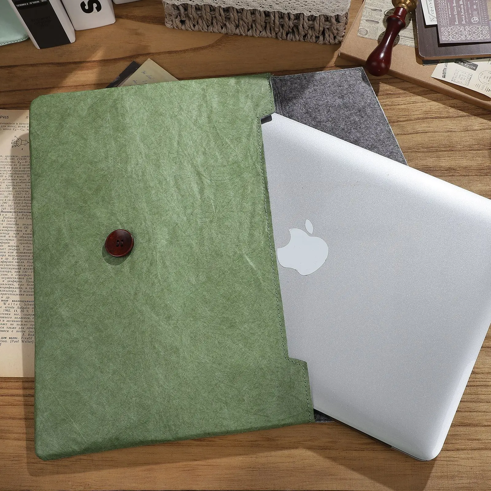 Sac pour tablette en papier Dupont ultra-léger et portable, étui de protection pour iPad, sac de rangement Kindle, mallette d'affaires, sac de rangement de documents multifonctionnel