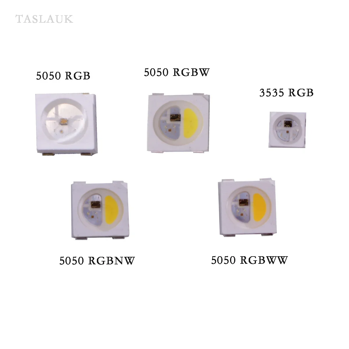 10-1000 Stuks Sk6812 Rgbw Rgbnw Rgbww Ws2812b Rgb Led Chip 5050 3535 Smd Zwart/Wit Pcb Individueel Adresseerbare Chip Pixels 5V