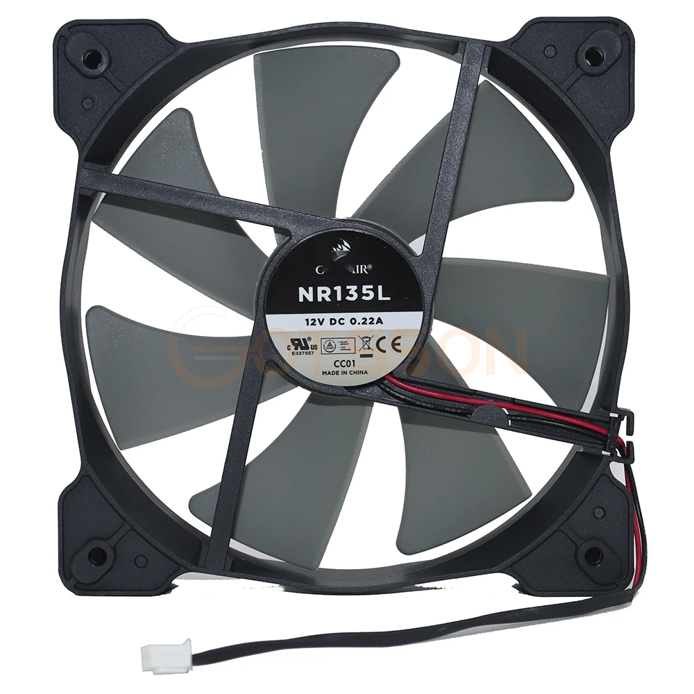 

135mm Fan NR135L 13.5cm 12V 0.22A HX750/1000 Power Cooling Fan Case Chassis Cooler