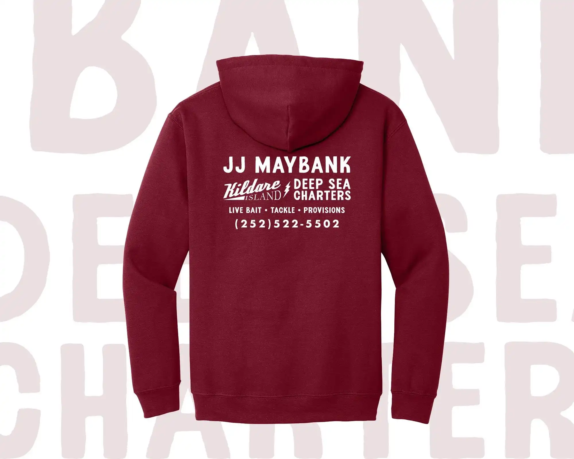 Original Post JJ Maybanks Fishing Charters OBX Hoodie