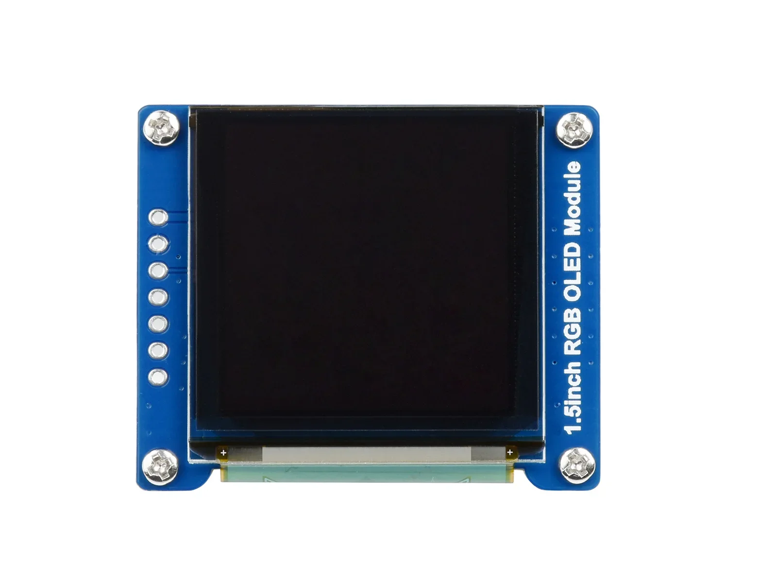 waveshare-15インチ-rgb-oled-ディスプレイモジュール、128x128ピクセル、16ビット高彩度、spiインターフェース、raspberry-pi-arduino-stm32に対応した小型ディスプレイ。