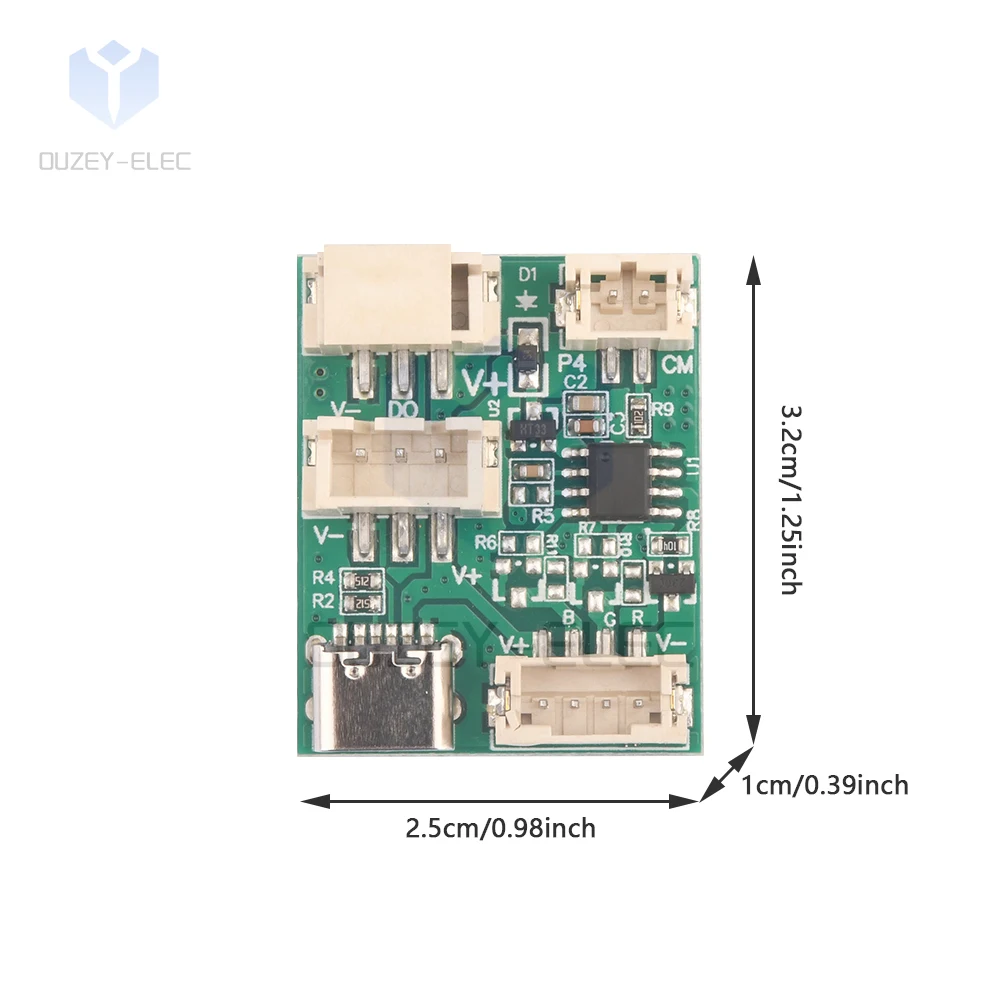 Modulo sensore touch con LED e cavi per separazione aria touch interruttore a induzione touch striscia di luce bobina cellulare a induzione