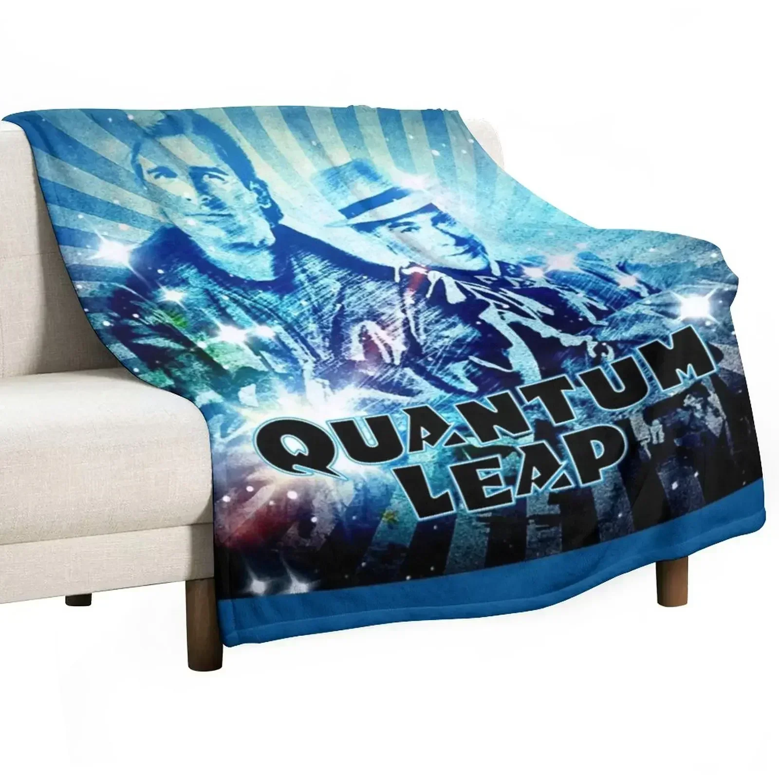 Quantum Leap Throw Blanket Hairy Flannel Fabric Winter beds Blankets