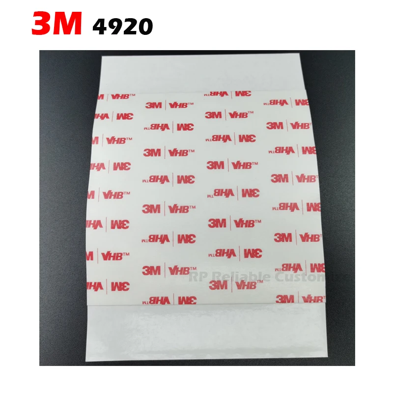 2 sheets 100mmx100mm, 100mmx150mm (Optional) 3M Double Sided Adhesive Acrylic Foam Mounting Tape VHB 4920