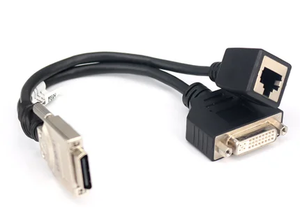 

Для видеоконференций Huawei Кабель HDVI HD-VI к DVI с кабелем управления RJ45 VPC600/620 Оплетка
