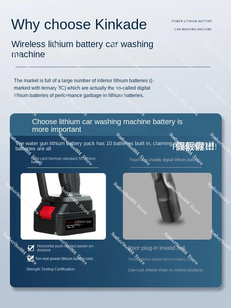 Car Washing Machine Household Water Gun Lithium Battery High Voltage Cleaning Appliance Car Charging Grab Strong Supercharging