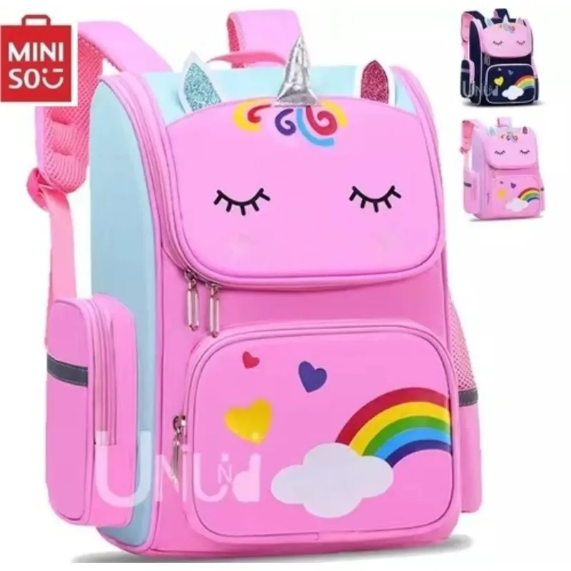 Kawaii Children's Space Backpack Primary and Secondary School Preschool Children Backpack for Girls Cute Waterproof Little Class