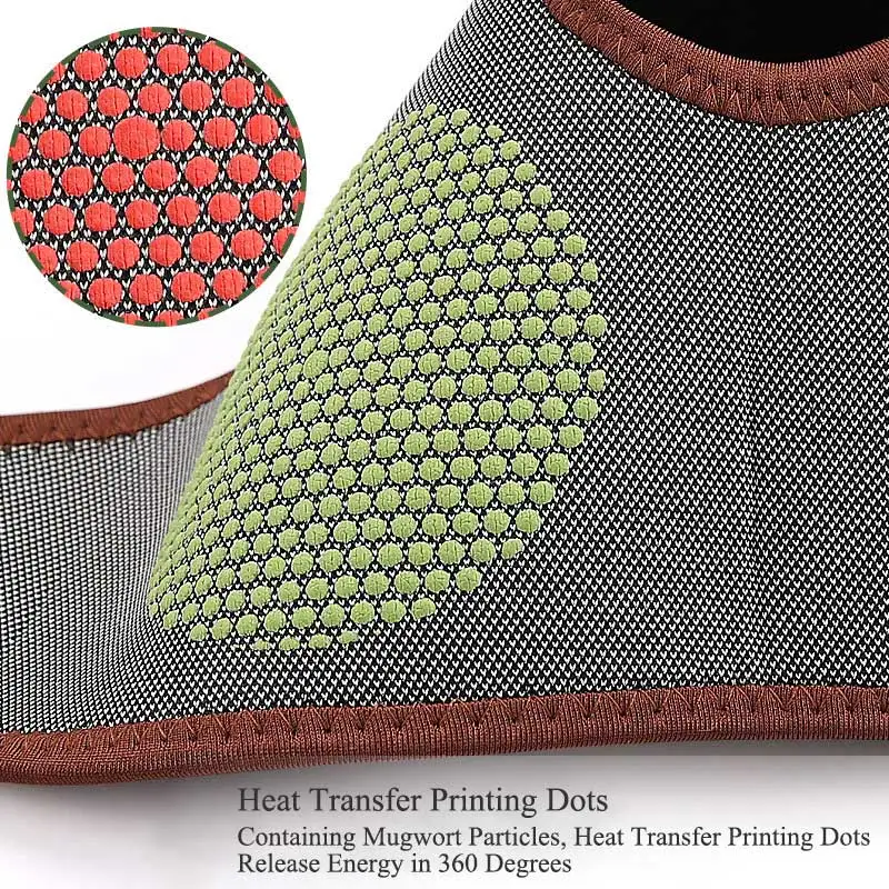 Mugwort واقي للكاحل ذاتي التسخين ، قماش فايبر مغناطيسي ، تدفئة للقدمين والكاحل حماية للرياضة ، الأنشطة الخارجية ، كرة السلة