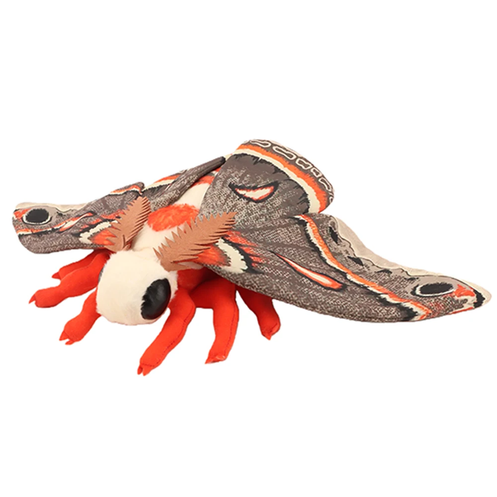 ตุ๊กตาหนอนผ้าไหมน่ารักขนาด 25 ซม. ตุ๊กตาหนอนไฮโลโฟรา เซเครโพอีย์ ของเล่นตุ๊กตาหนอนผีเสื้อเหมือนจริง ของเล่นเด็ก