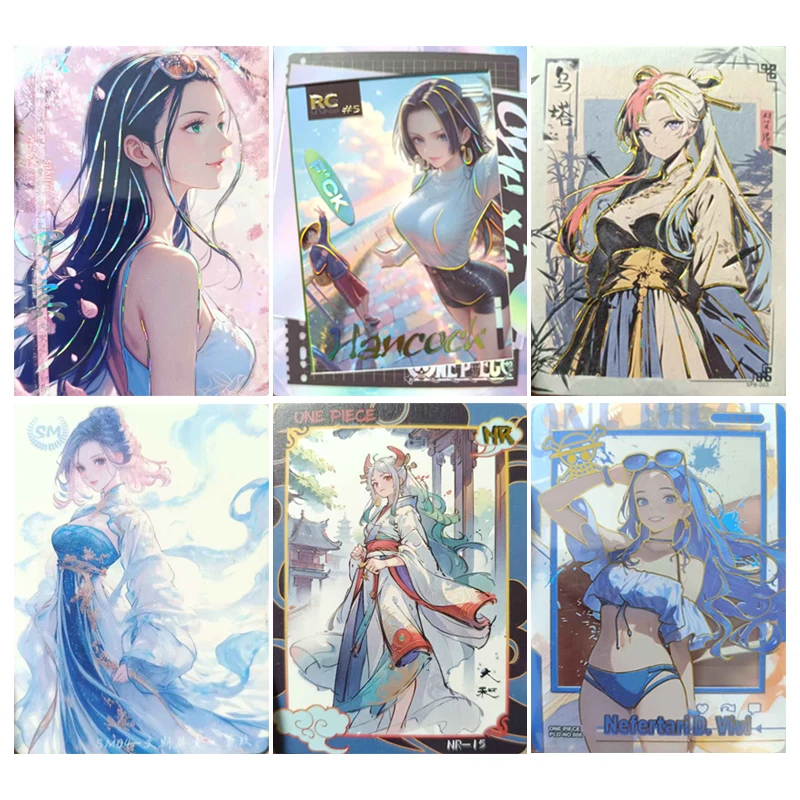 

Аниме One Piece SPR XR RC Cards Nami Boa Hancock Uta Yamato Nico Robin Коллекционные карты Рождественский подарок на день рождения Детские игрушки