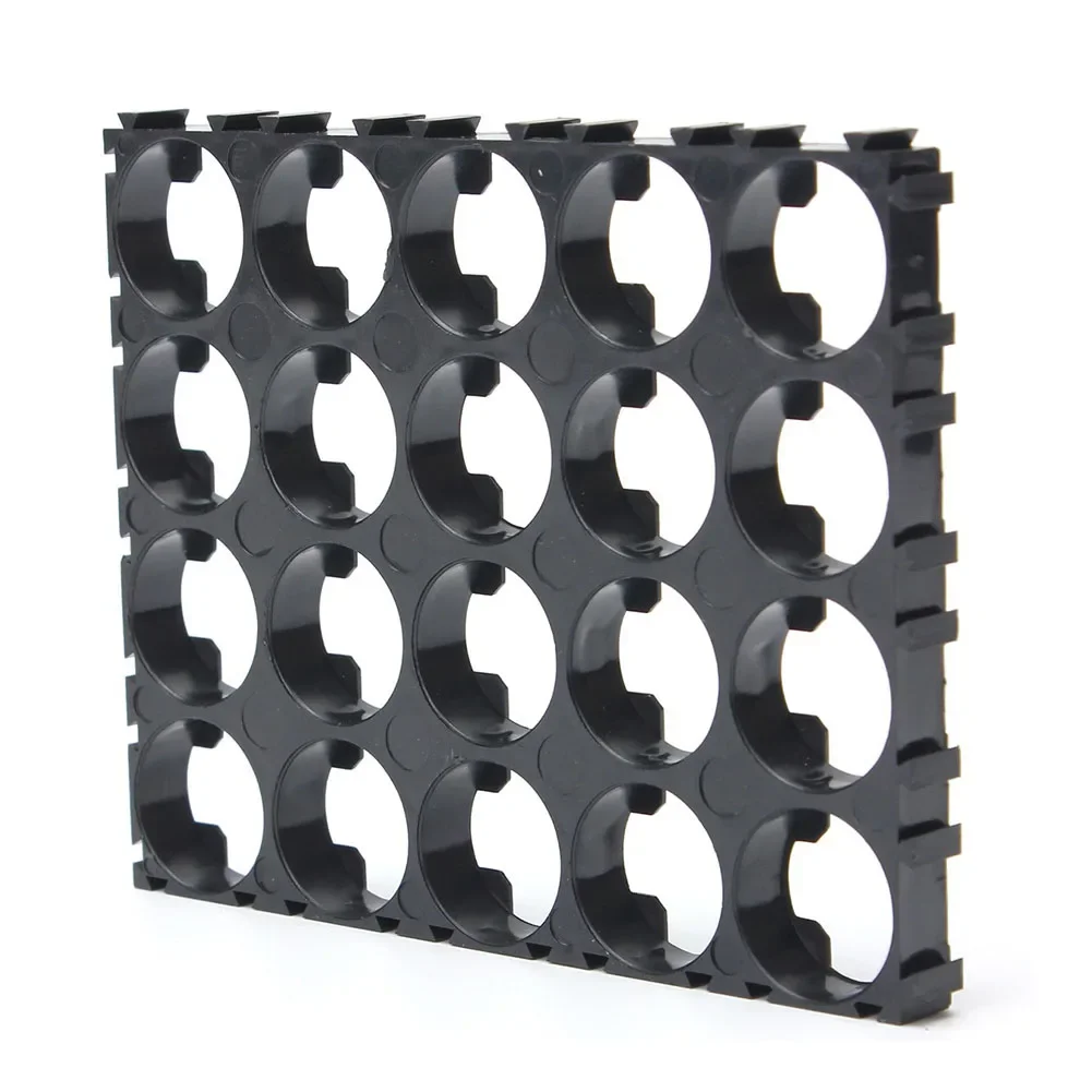 50 Pcs 20/30/40/ 18650 Battery 4x5 Cell Spacer Radiating Pack Shell Plastic Heat Holder Black Drop Shipping Support