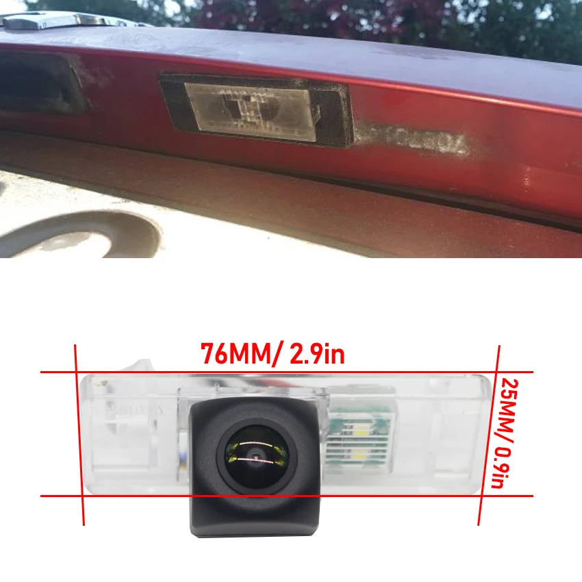 Fisheye Lens Rear View Camera For Citroen C4 Picasso 2 II MK2 2013~2018 Night Vision CCD Reverse Camera License Plate Camera view 2
