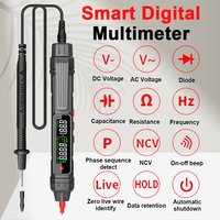 New Smart Digital Multimeter 6000 Counts Non Contact High Precision Voltage Detector Pen Auto Range NCV Capacitance OHm Tester