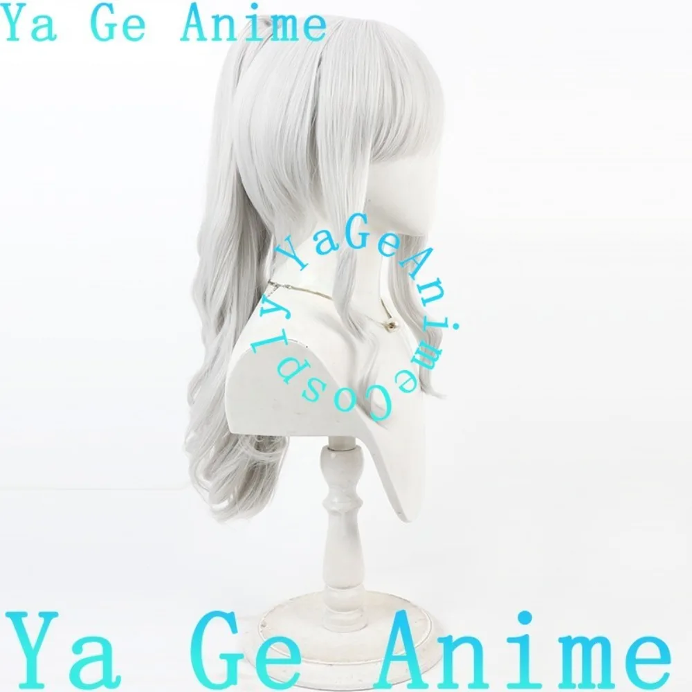 Ya Ge أنيمي الأزرق الأرشيف Kogane Haru شعر مستعار تأثيري ذيل حصان أنيمي عرض الواقع لعبة لعب الأدوار شعر مستعار تستخدم لحفلات الرقص أنيمي #3