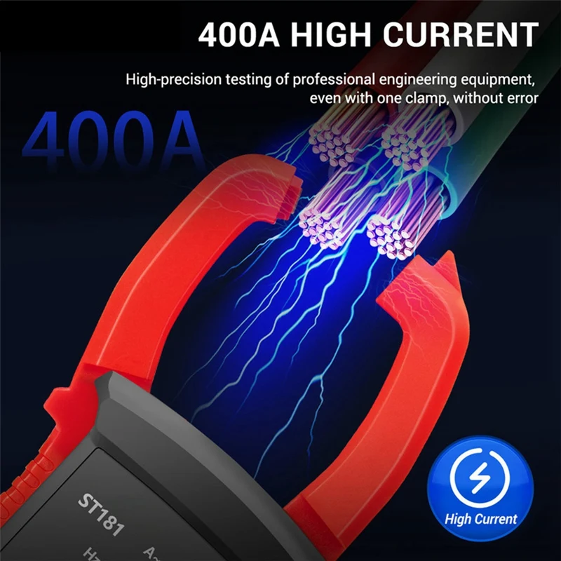 Intelligent Digital Clamp Meter High Precision Multimeter 400A Clamp Meter Digital Display Backlight Clamp Meter-AD23