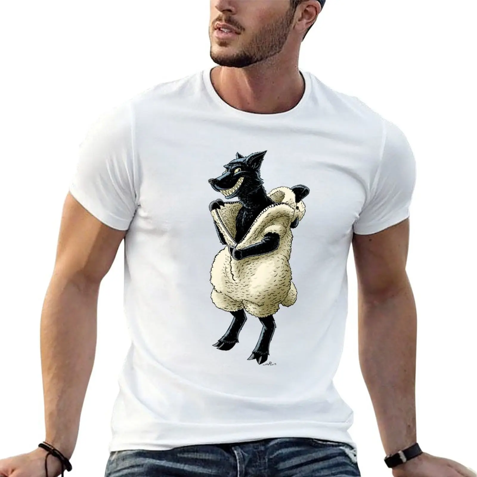 

Wolf in Sheeps Clothing T-Shirt t shirts for man pack white funny t shirts man T-Shirt