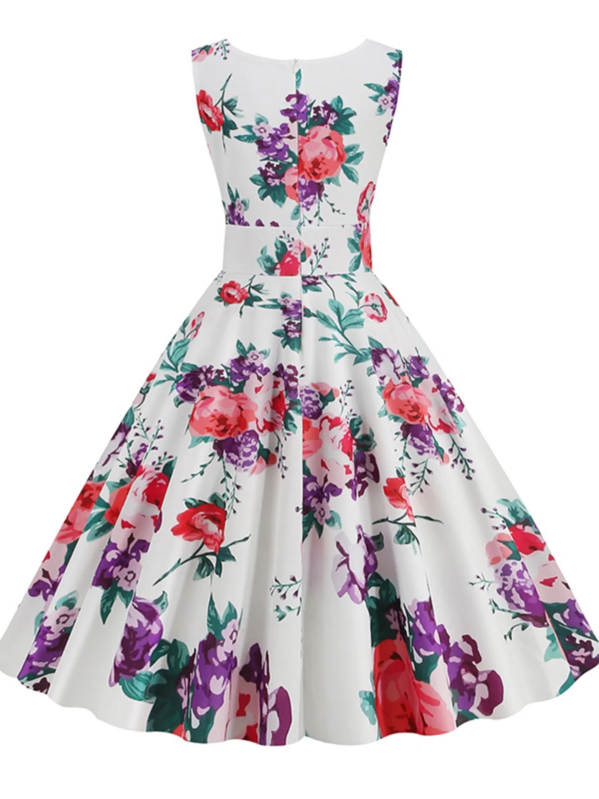 Hebe Sle Vintage à pois Dr jupe Svel robe mi-longue Ele jupe pivotante Maxi Dr Polyester printemps 2025