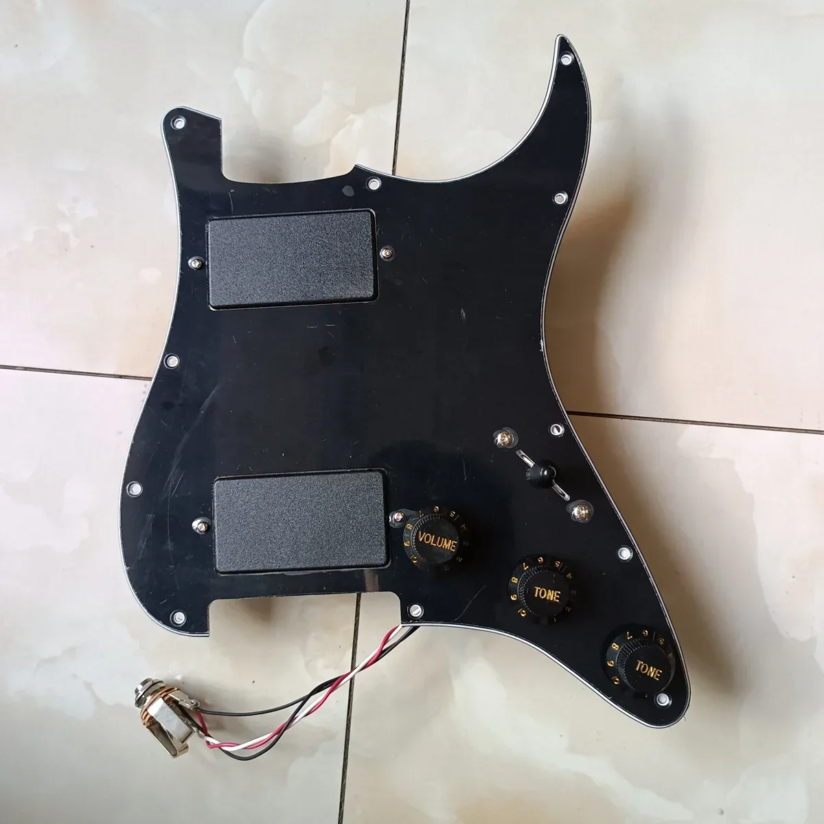 Prewired HH ST Guitar Pickguard Multifunction Switc Active Pickups Guitar Parts Accessories