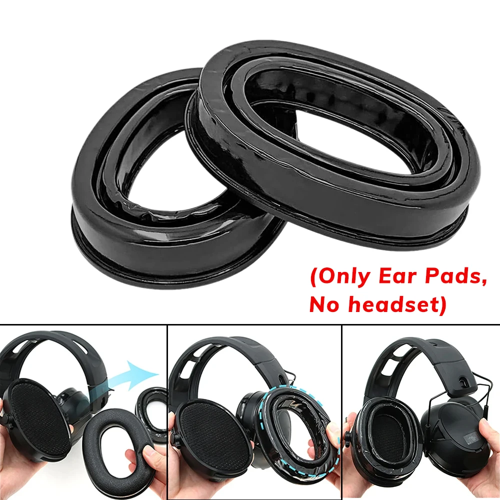 New Upgrade Gel Replacement Ear Pads for 3M Peltor Hearing Protection Headset Anti-noise Tactical Electronic Shooting Earmuff