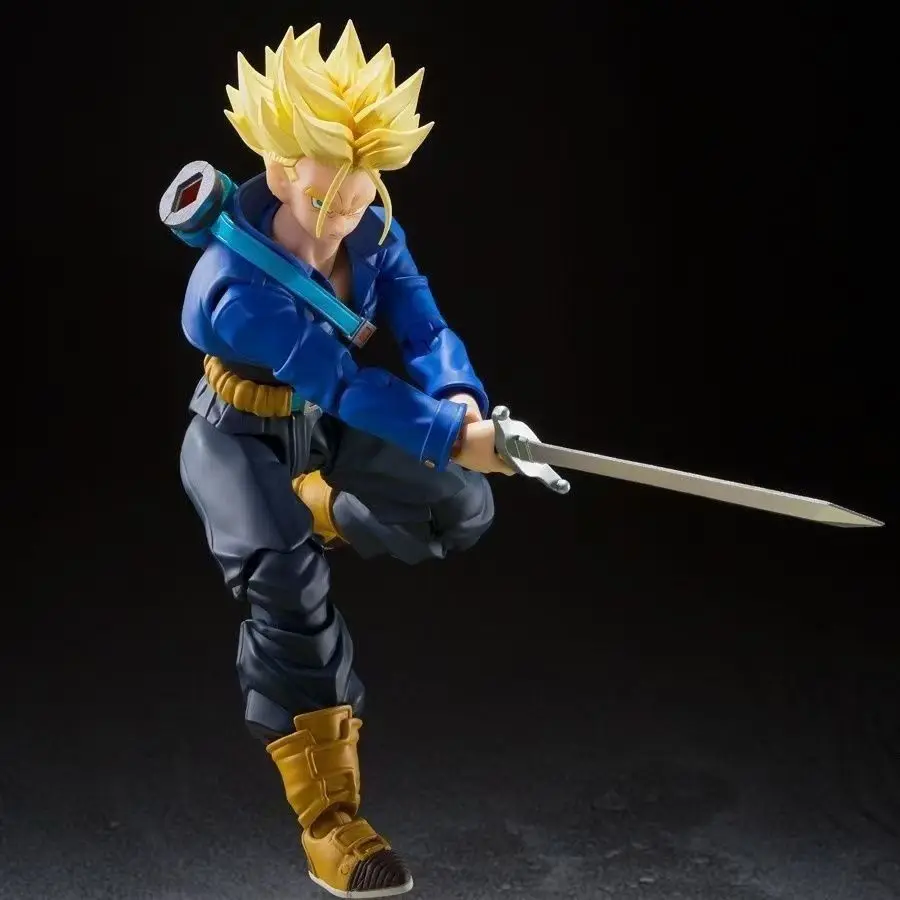 Dragon Ball Trunks Anime Figures SHF Trunks Boy From Future Collection Model Action Figure Toys Birthday Gifts Decor ornament