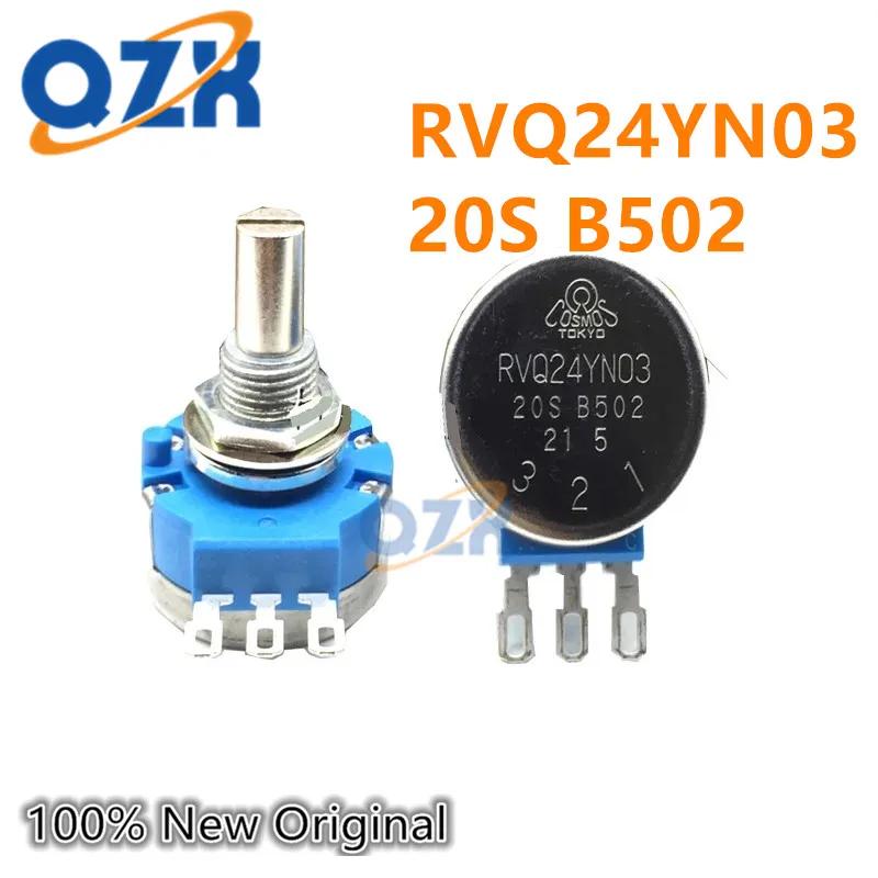 TOCOS RVQ24YN03 20S B502 Imported original long life game potentiometer RVQ24YN03 20S B502 5K