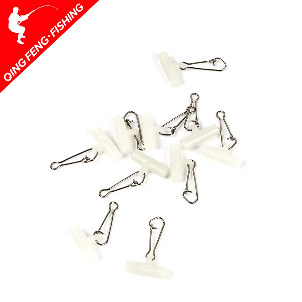 20pcs Fishing Sinker Slide with for Duo Lock Snap for Braided Line, Heavy Duty Saltwater Sinker Sliders Snap Kit