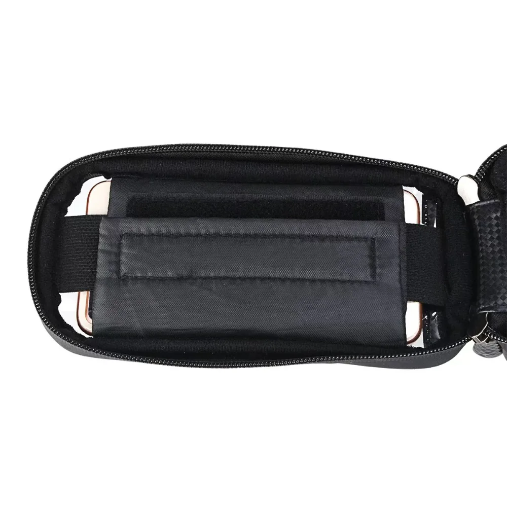 Fahrrad-Vorderrahmentasche, Vorderrohr-Fahrradtasche, Wasserdichter Touchscreen-Handyhalter, Wasserdichte Satteltasche, Fahrradzubehör – Detail 10