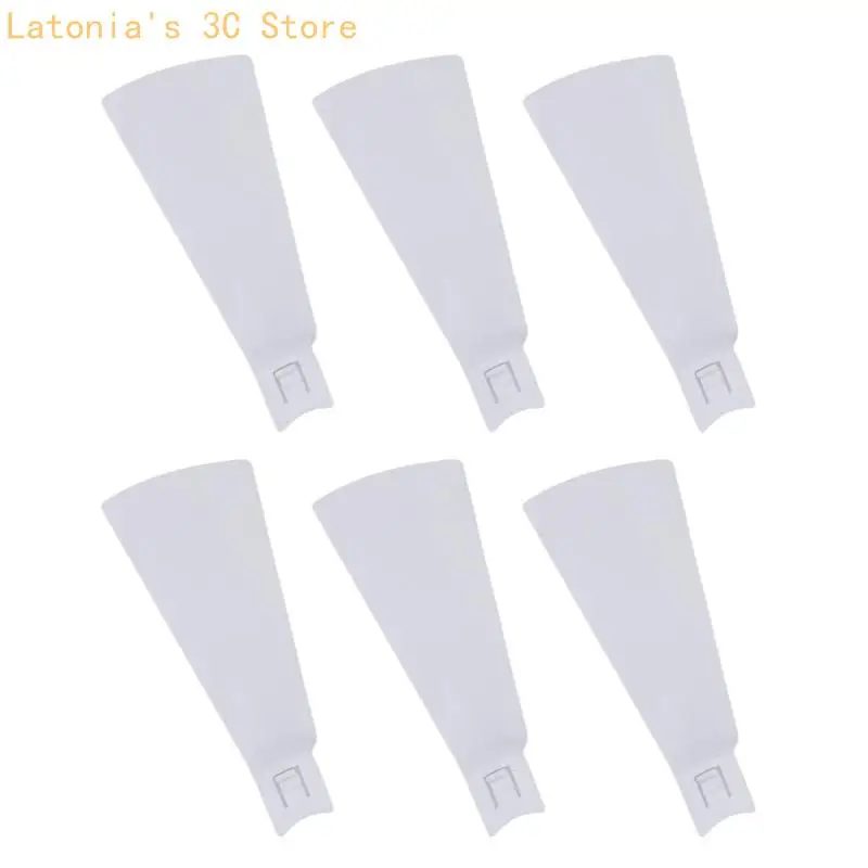 6Pcs ABS Fan Klinge Für 30W E27 Fan Licht Ersatz Kleine Decke Fan Licht für Schlafzimmer Wohnzimmer energiesparende X3UB – Detail 7