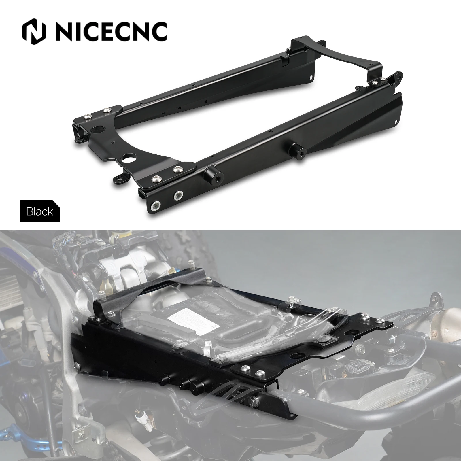 NICECNC YFZ450R Rear Subframe Sub Frame for Yamaha YFZ450R YFZ450 R 2009-2024 YFZ450X 2010-2011 ATV Accessories 18P-21190-09-00