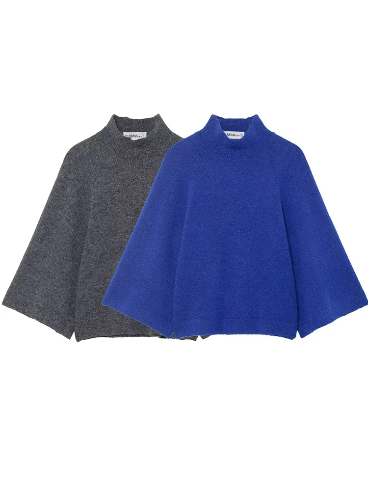 Women Cape Jacket 2025 Autumn New Fashion Bat Costume Loose Leisure Poncho Coat Elegant Hight Street Women Cloak ﻿