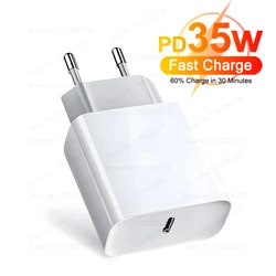 35W PD Charger USB C Fast Charger For Apple iPhone 11 12 13 14 Pro Max Plus iPad Air Pro Type-C Quick Charging Phone Accessories