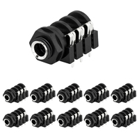 DAIERBUMP 10PCS PCB Panel Mount 6 Pin 1/4\