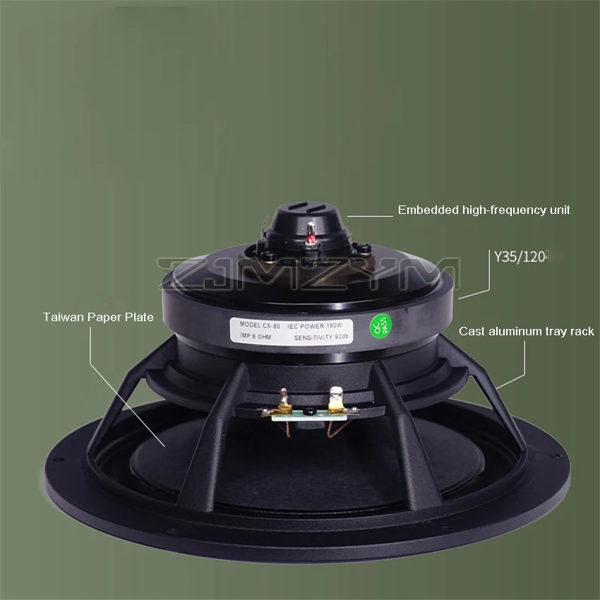 2PCS CX-60 Fever Grade 6.5-inch Bookshelf Speaker Coaxial Speaker HIFI Passive Home Wood High Fidelity Speaker 150W