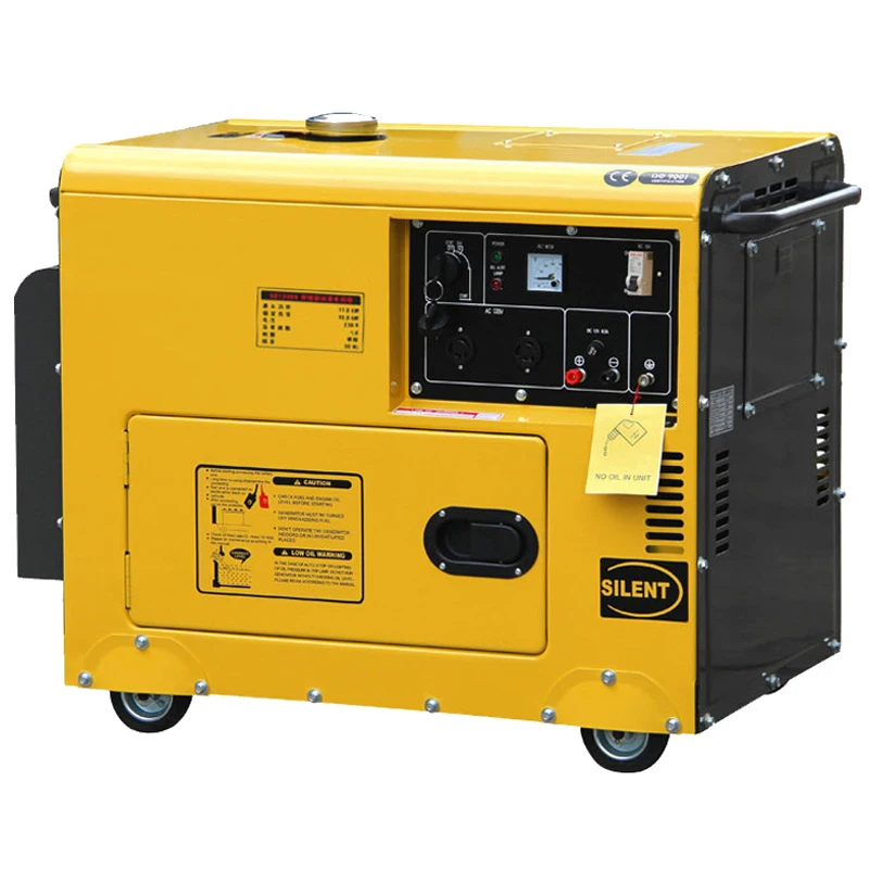 

Hot Selling 10kva Silent 220v Home Remote Start Diesel Generator Price 50/60HZ