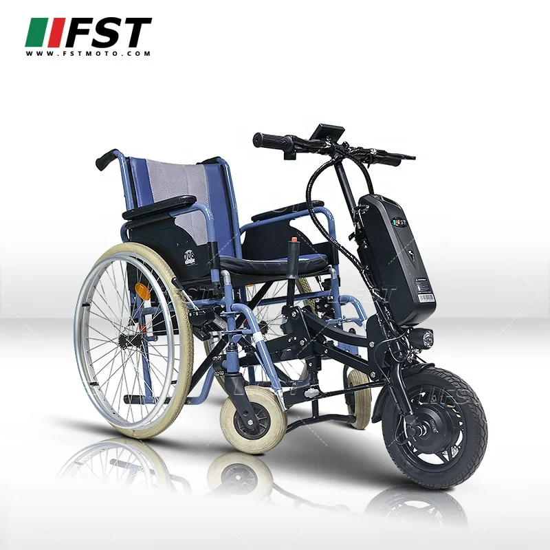 Tricycle Electric Wheelchair 250w 36V Attachable Electric Wheelchair Handcycle For Disability