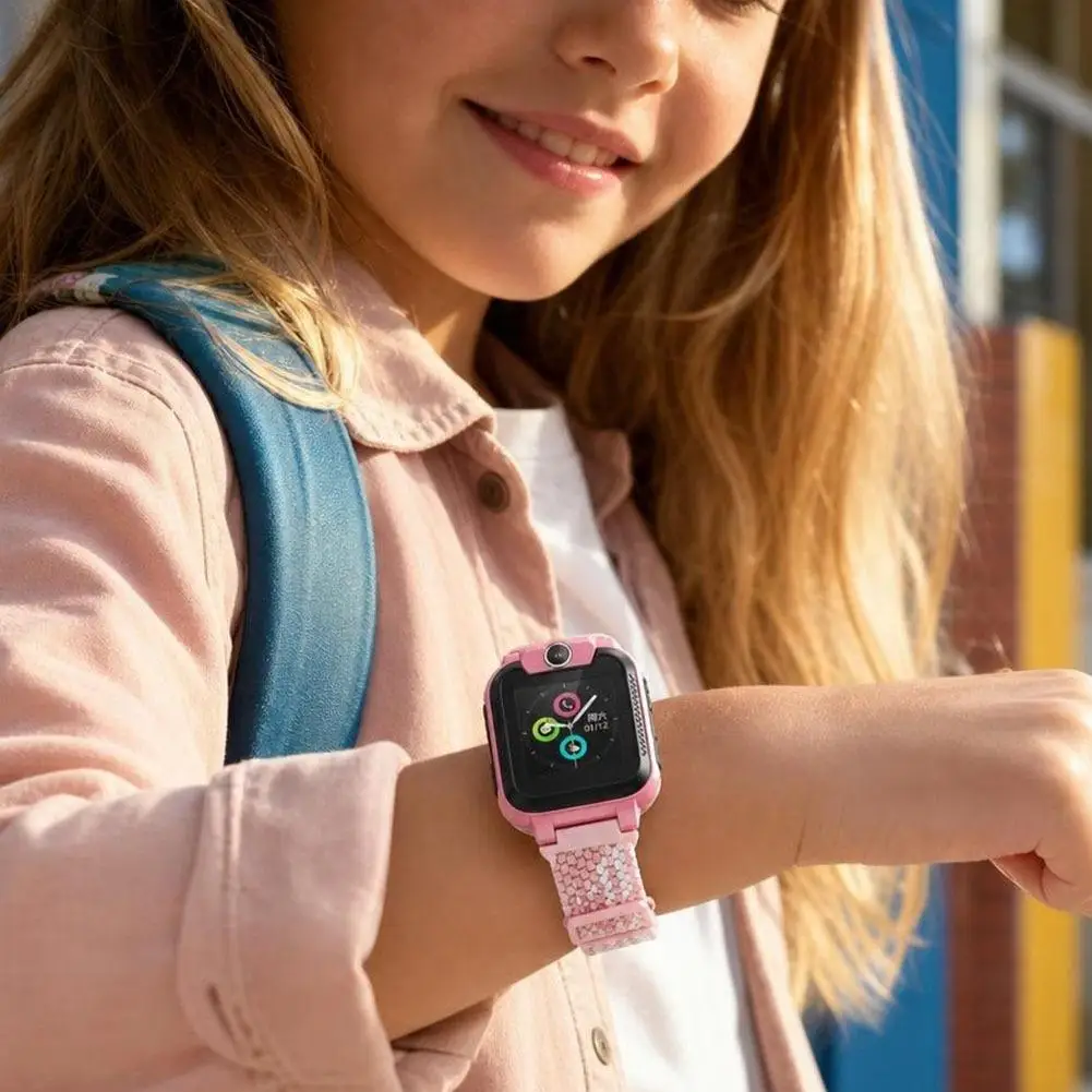 Universelles magnetisches Smartwatch-Nylonarmband mit Schnalle für Kinder 15/16/17mm Atmungsaktives, verstellbares, elastisches Ersatzarmband – Detail 28