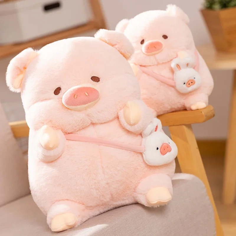 Kawaii Pink Pig Lulu Piggy Plush Toy Stuffed Soft Anime Animal Doll Baby Hug Pillow Girl Birthday Toys Girlfriend Gift