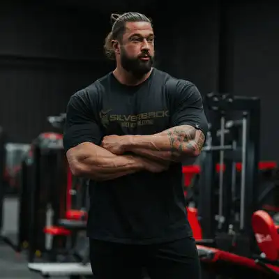 GYM Gorilla Print T-shirt Hercules T-shirt - Silverback Gymwear