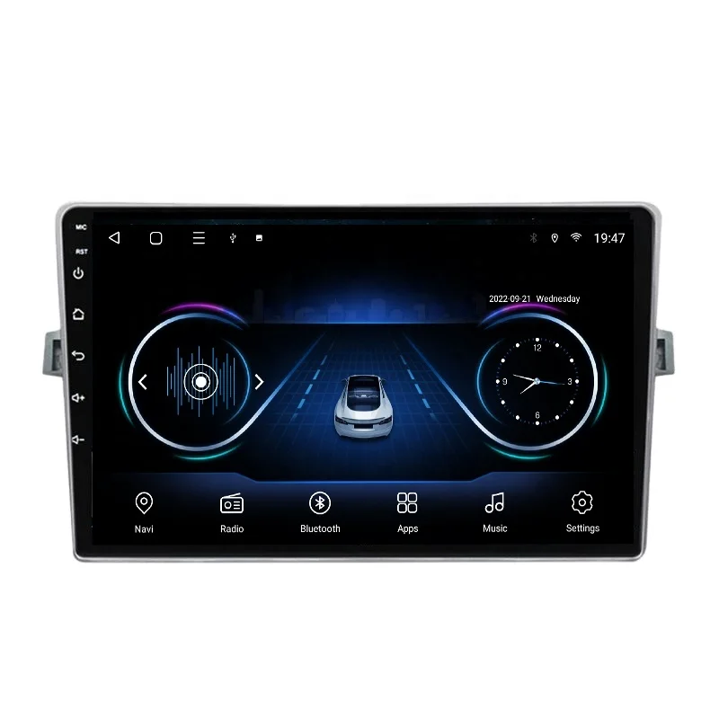 Voice Control 9inch Android DVD Player For Toyota Verso 2009-2018 GPS Stereo 360 camera colling fan auto radio