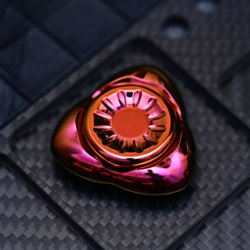 Seiko Intelligent Manufacturing EDC Sugar Pack Drie pagina's Smooth Feel Mechanisch Metaal Fidget Spinner Decompressiespeelgoed