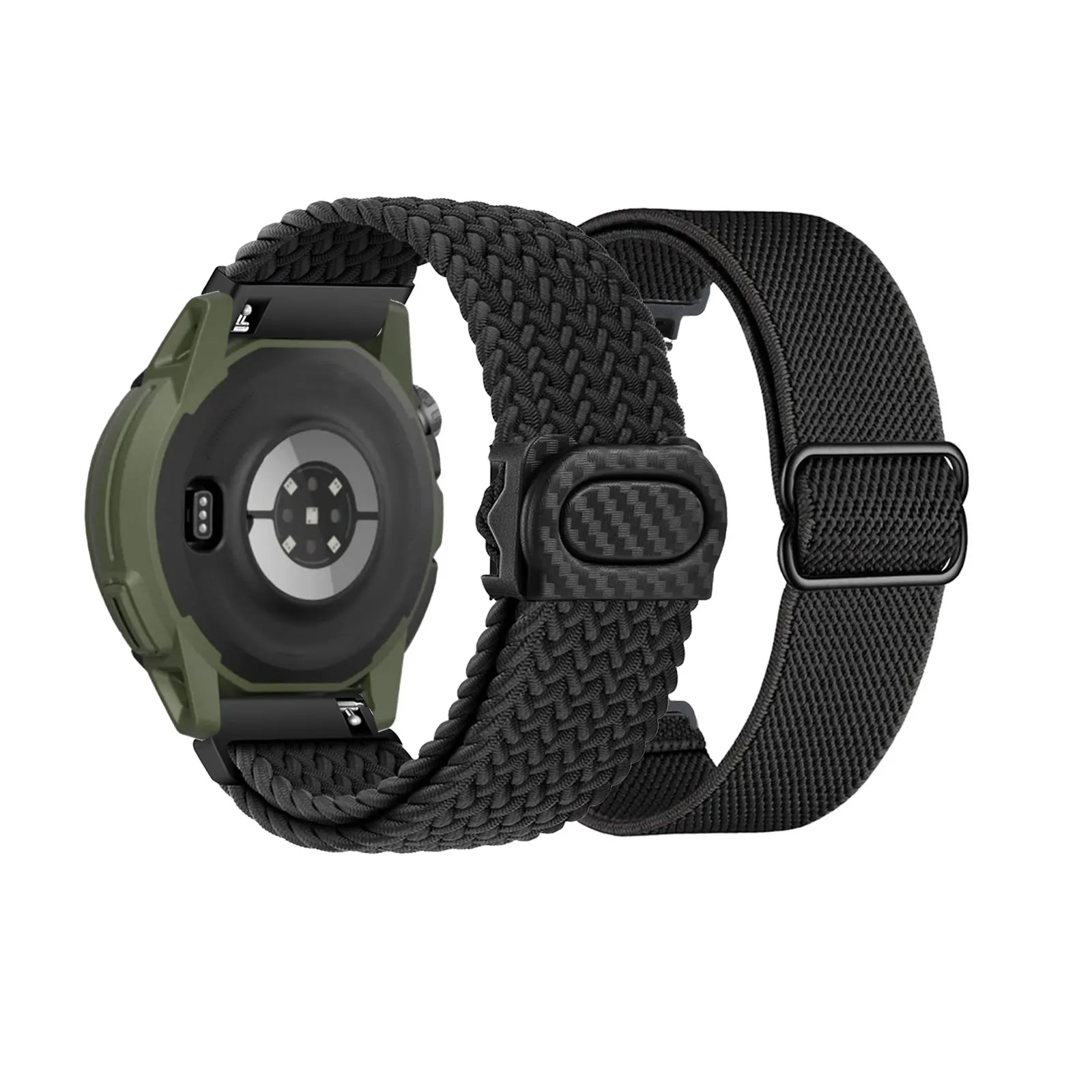 

2pcs Elastic Nylon Bands for COROS Nomad Strap for Men and Women