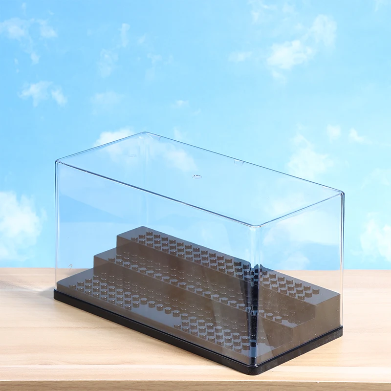 2/1 Pcs Acrylic Minifigures Display Case Stackable And Dustproof Building Block Display Box For Action Figure Toys Storage