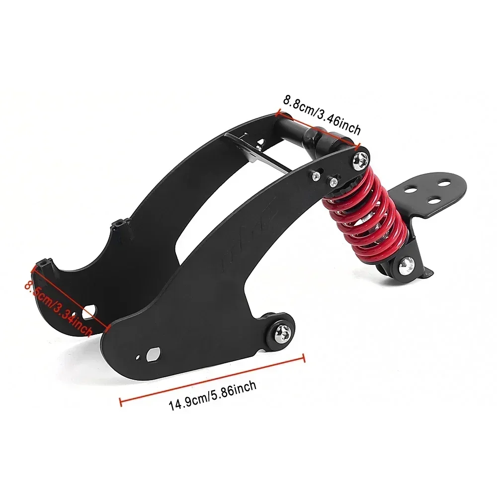 For Xiaomi KickScooter Mi3 Electric Scooter Modifited Rear Suspension Kit Rear Shock Absorption Fender Light Accessories Parts