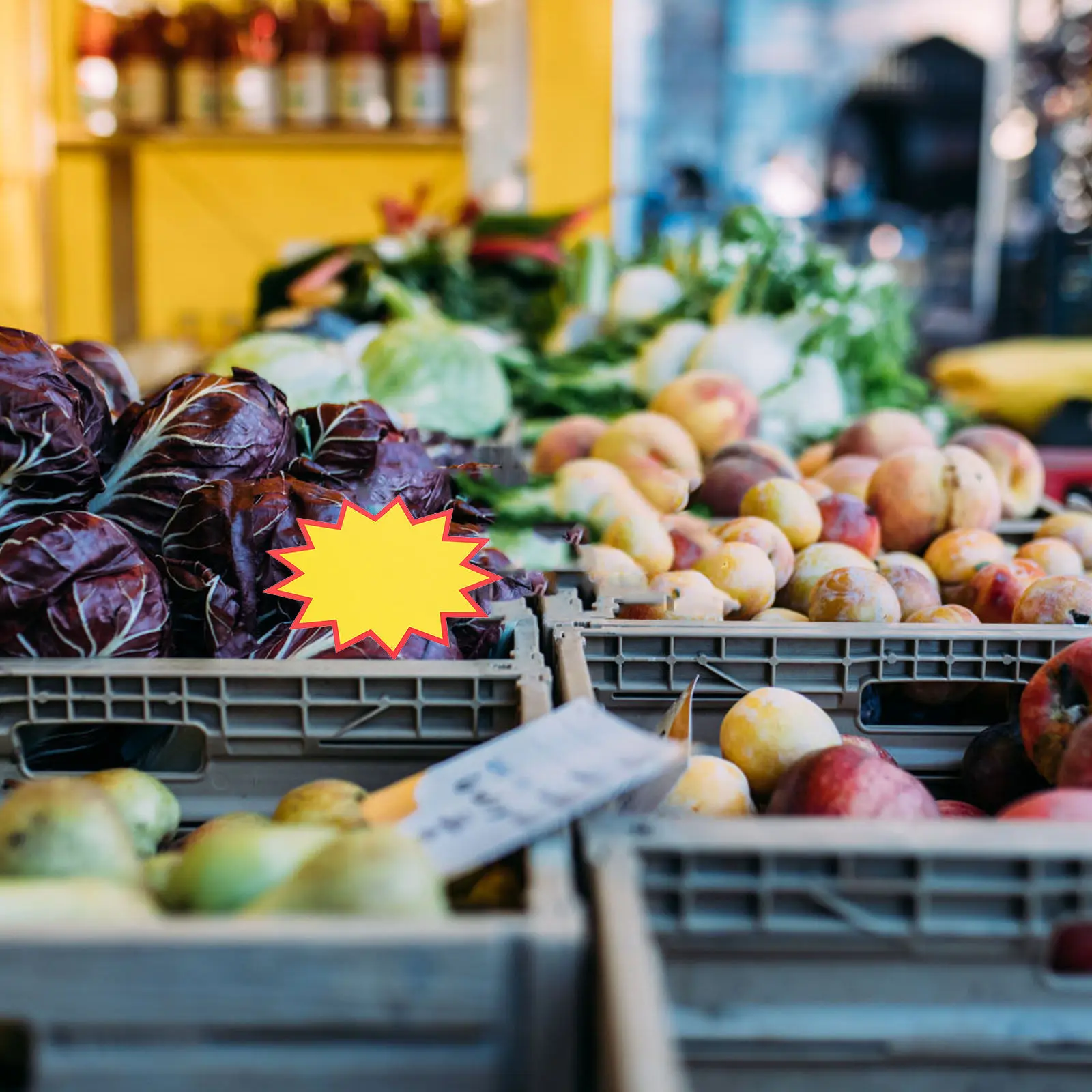 

100Pcs Retail Price Display Tags Double-Sided Writable Erasable Blank Star Design Vibrant Bold Look Ample Space for Markers