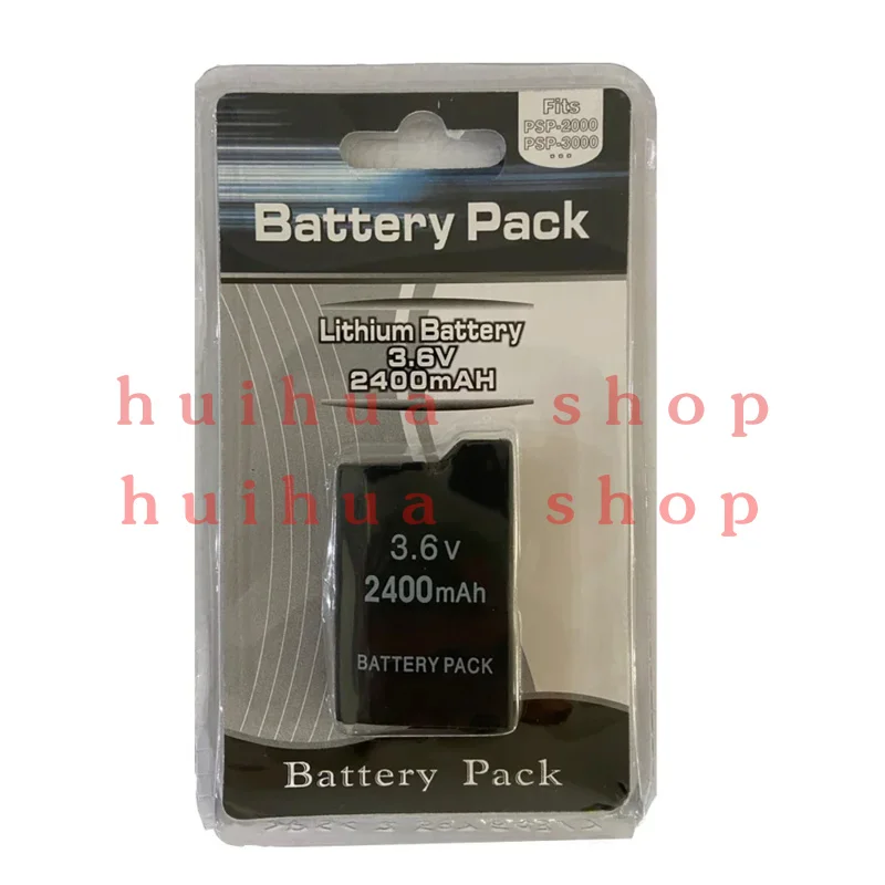PSP Batteries 3.6V 2400mah Li-ion Rechargeable Battery for Portable Gamepad PSP Accessories Sony PSP2000 PSP3000 PlayStation