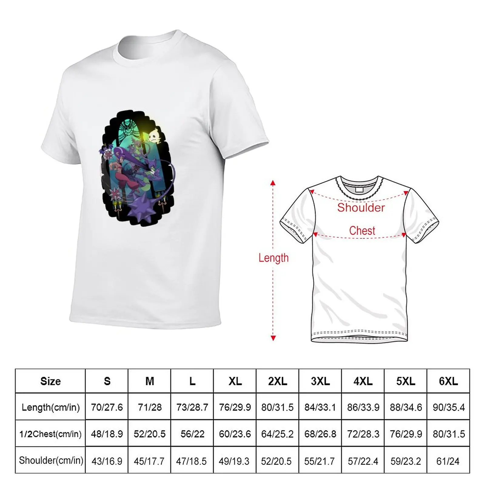 New Shantae Cackle Tower T-Shirt aesthetic clothes kawaii clothes boys t shirts vintage t shirt fruit of the loom mens t shirts