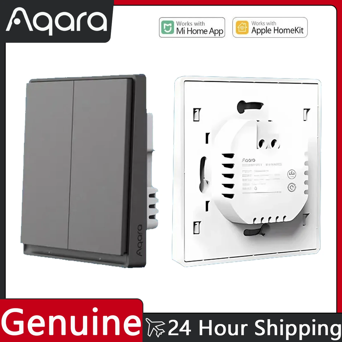 Aqara Smart Wall Switch E1 ZigBee 3.0 Smart Home Wireless Key Light Switch Fire Wire With NO Neutral For Xiaomi Mi Home Homekt