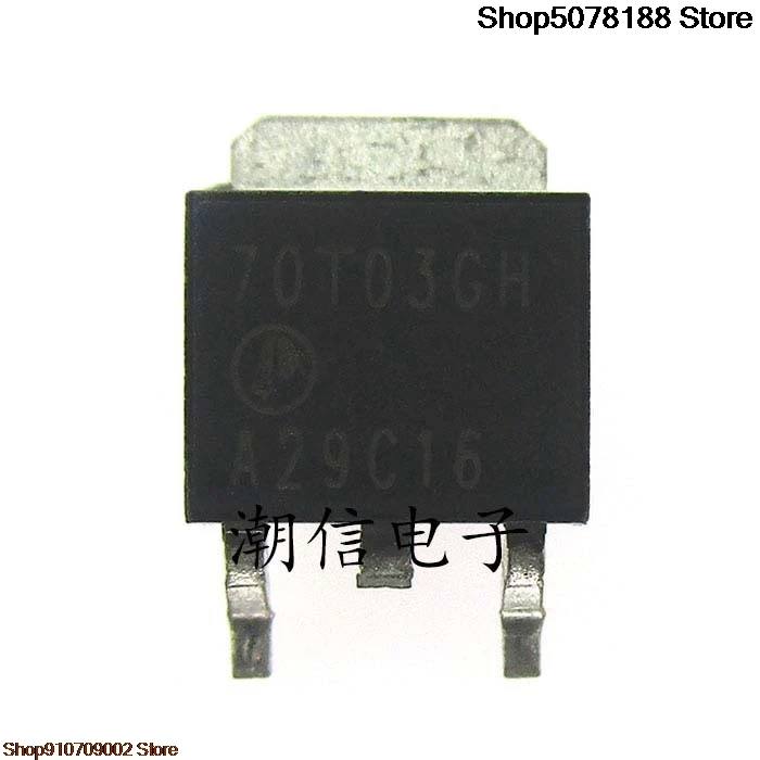 10 piezas 70T03GH 70T03H AP70T03GH TO-252